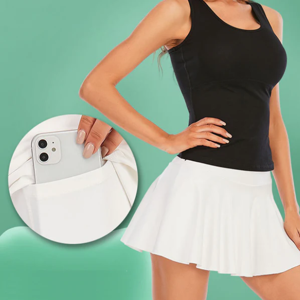 SunShine™ Trendikäs hame piilotaskulla. Paljon värejä S-3XL