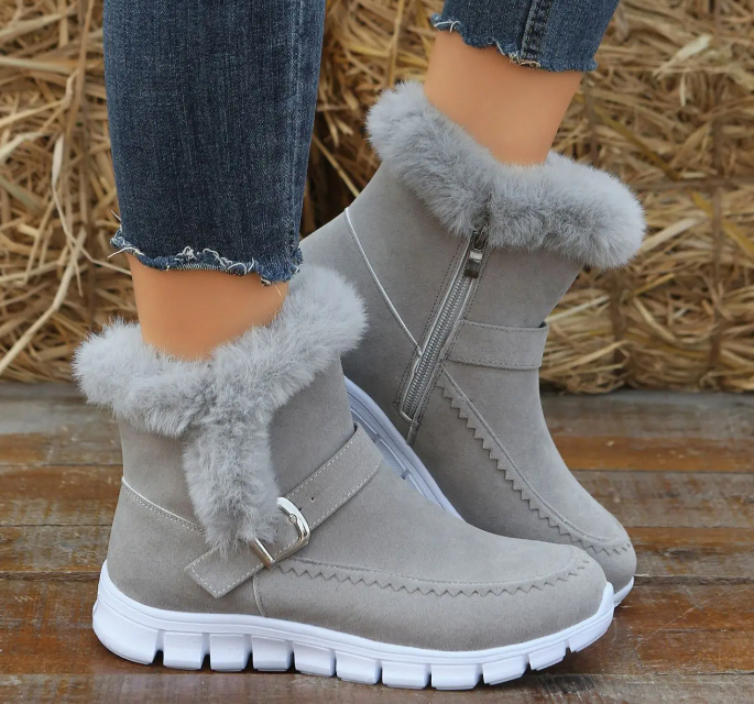 Gladiator™ Lämpimät, sisältä karvaiset, vetoketjulliset lämpimät ja mukavat talvisaappaat