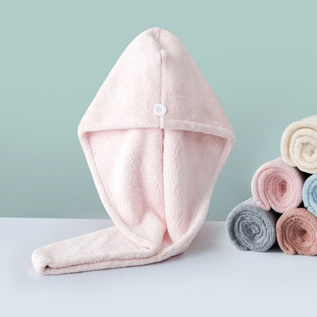 LuxDry ™ mikrokuituinen hiustenkuivauspyyhe