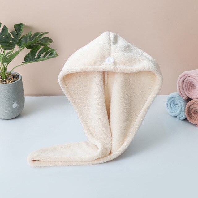 LuxDry ™ mikrokuituinen hiustenkuivauspyyhe