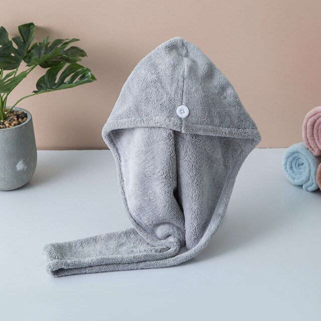 LuxDry ™ mikrokuituinen hiustenkuivauspyyhe