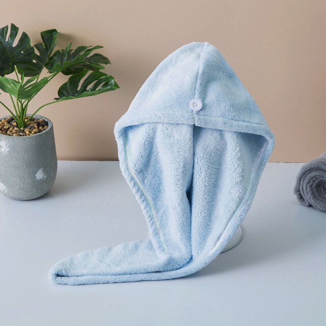 LuxDry ™ mikrokuituinen hiustenkuivauspyyhe