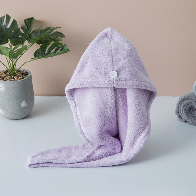 LuxDry ™ mikrokuituinen hiustenkuivauspyyhe