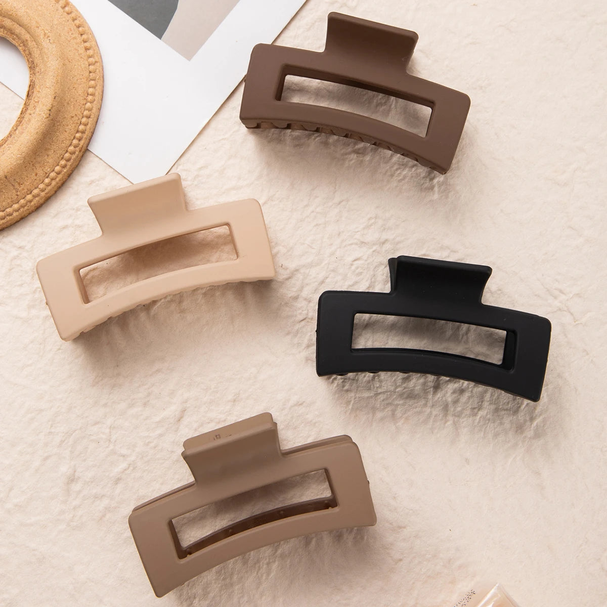 Luja ja liukumaton hiussolki 4 kpl settinä