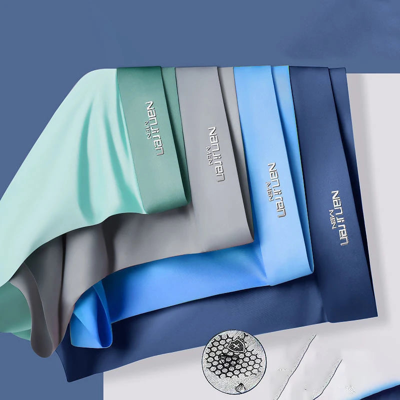 N-Men™ Silkkiset, hengittävät ja mukavat miesten bokserit 4 kpl