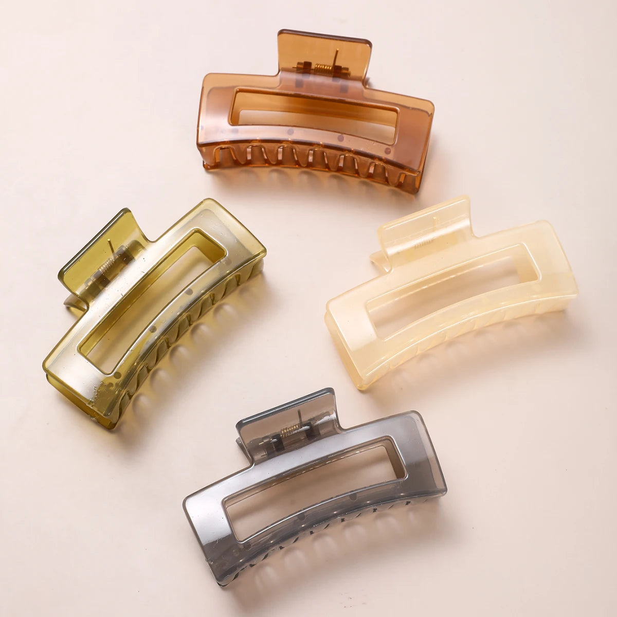 Luja ja liukumaton hiussolki 4 kpl settinä