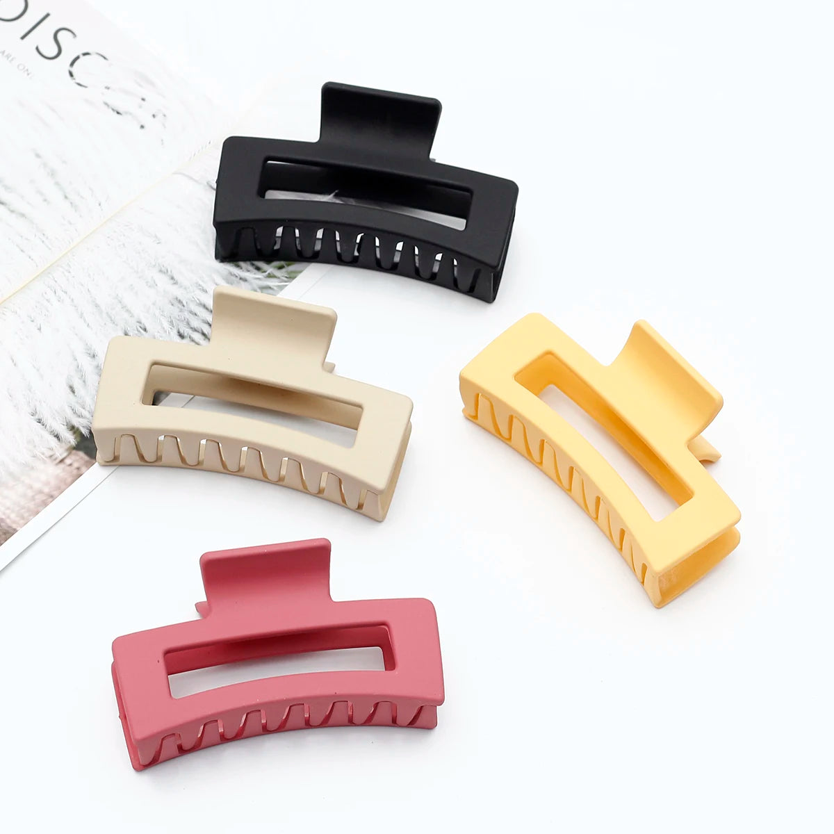 Luja ja liukumaton hiussolki 4 kpl settinä