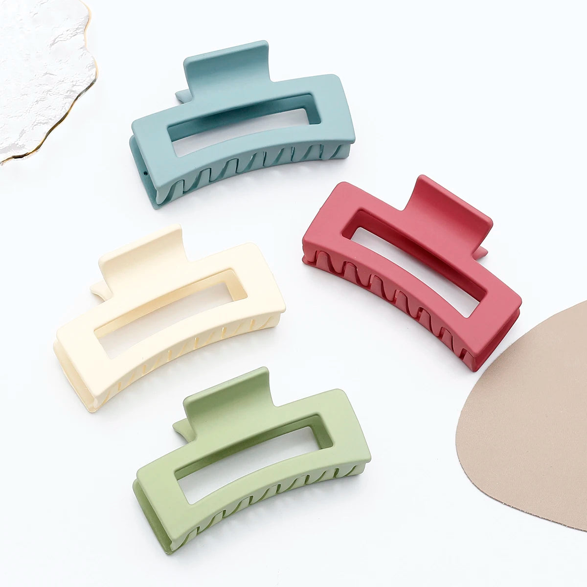 Luja ja liukumaton hiussolki 4 kpl settinä