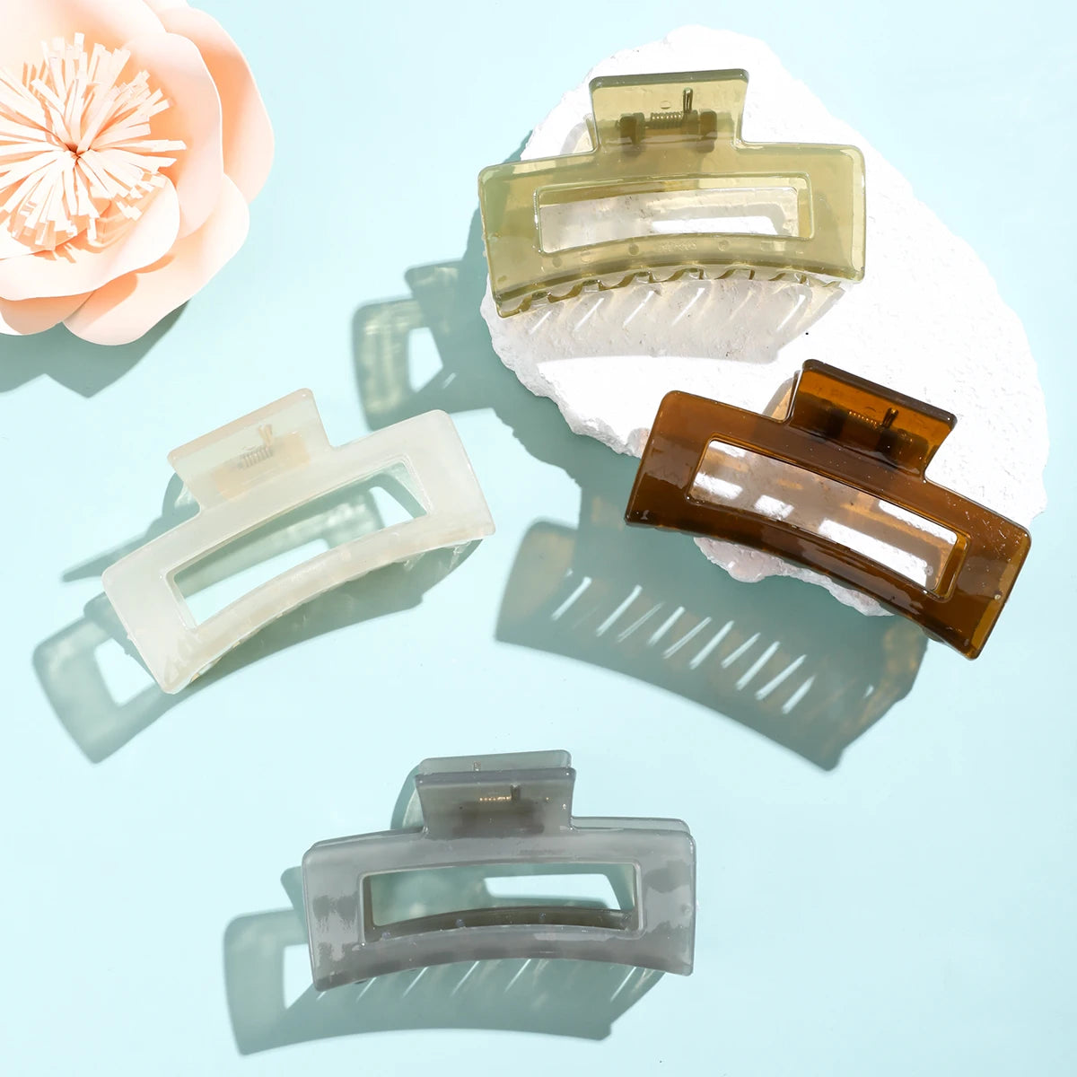 Luja ja liukumaton hiussolki 4 kpl settinä