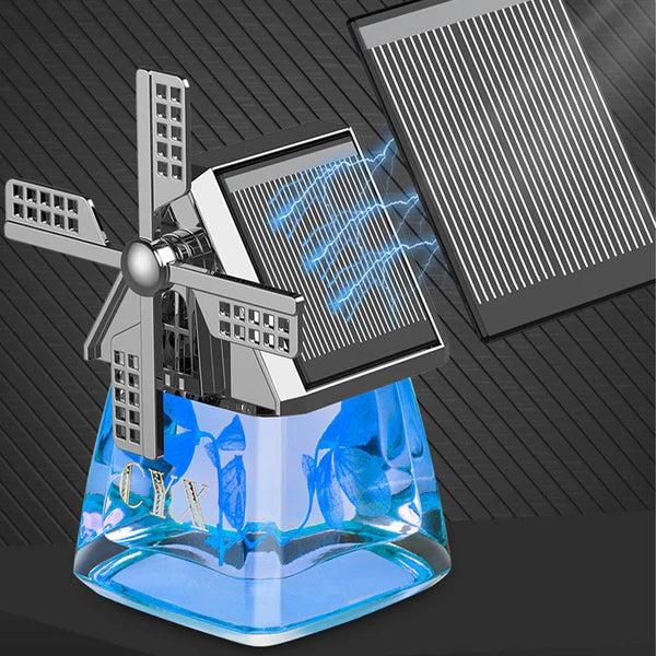 SolarEnergy™ aurinkoenergialla toimiva ilmanraikastin/tuulimylly