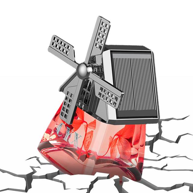 SolarEnergy™ aurinkoenergialla toimiva ilmanraikastin/tuulimylly