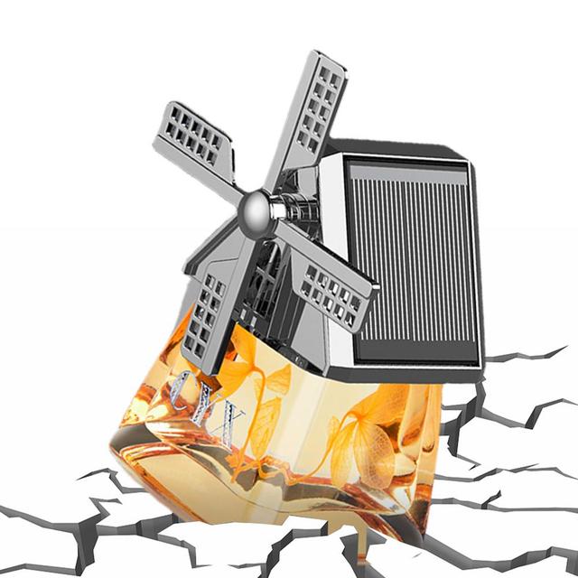 SolarEnergy™ aurinkoenergialla toimiva ilmanraikastin/tuulimylly