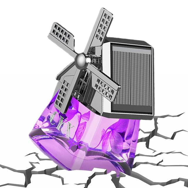 SolarEnergy™ aurinkoenergialla toimiva ilmanraikastin/tuulimylly