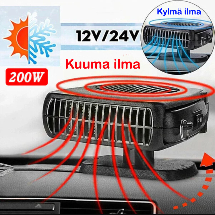ProHeat™ Ikkunankuivaaja / lämmitin / sulatus autoon 200W