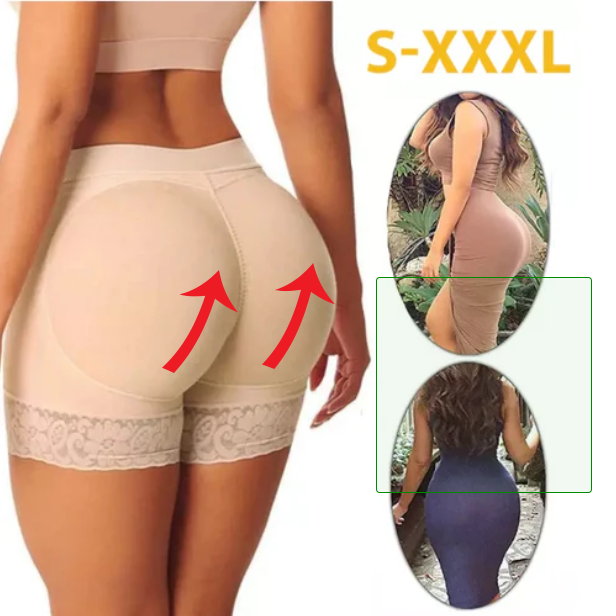 PushUp™ Peppua nostavat ja muotoilevat pitsireunaiset alushousut naisille