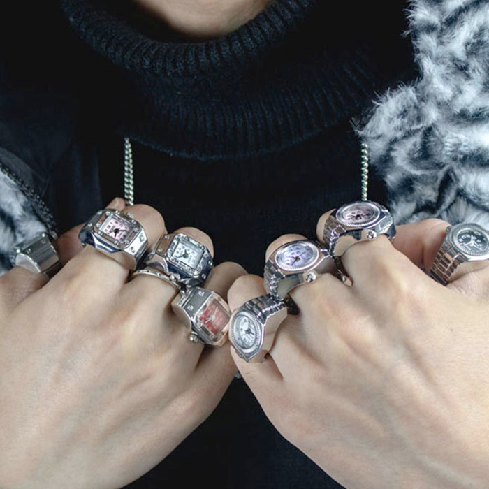 Bozhi™ Nykyaikainen ruostumattomasta teräksestä valmistettu sormuskello