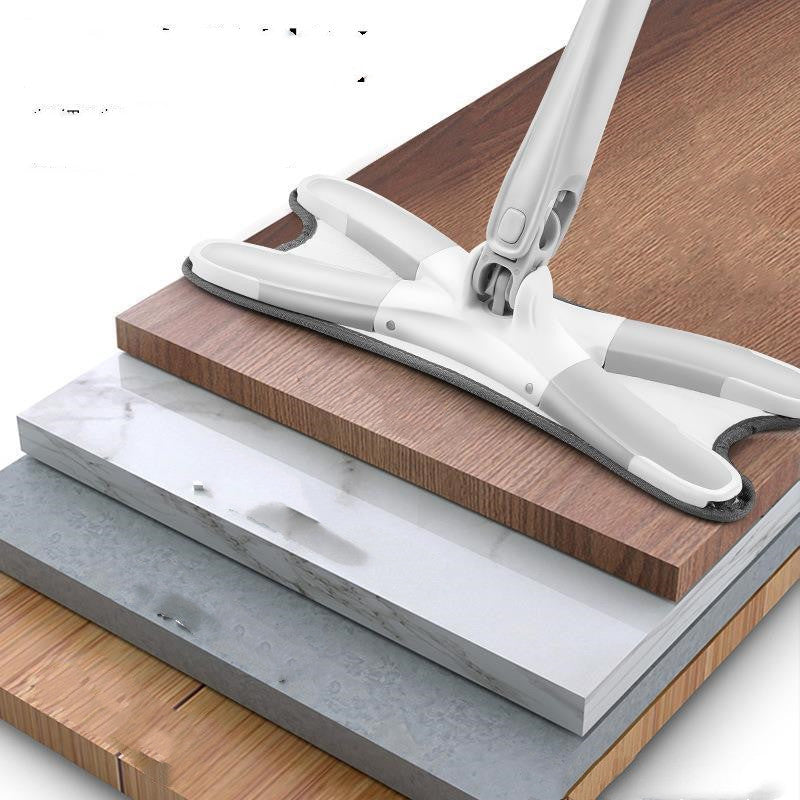 EasyLife™ X-muotoinen 360° mikrokuituinen handsfree-lattiamoppi. Ilmainen postikuluja.