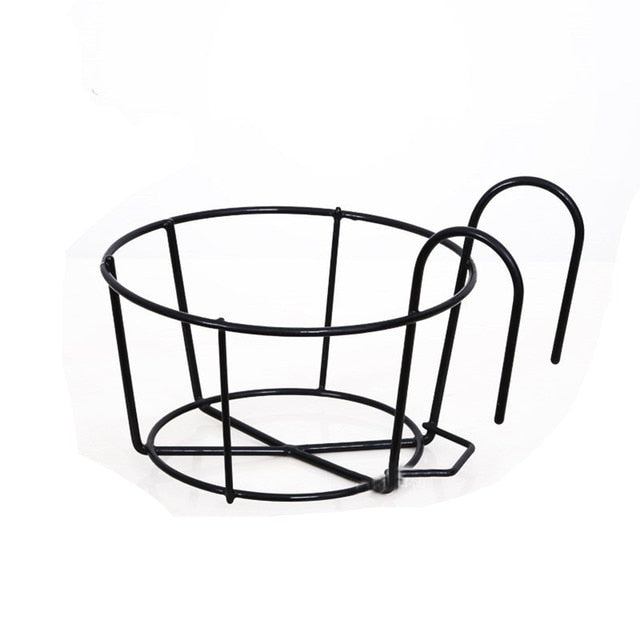 HomeCare™ Vahvalla kantavuudella rautainen kukkaruukun pohja parvekkeelle ja puutarhaan