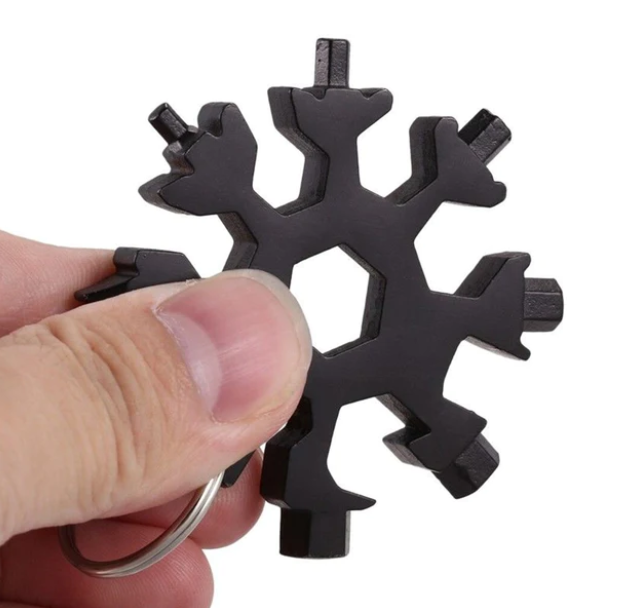 BestGift™ 18 asiaa yhdessä: lumihiutaleen muotoinen monitoimityökalu