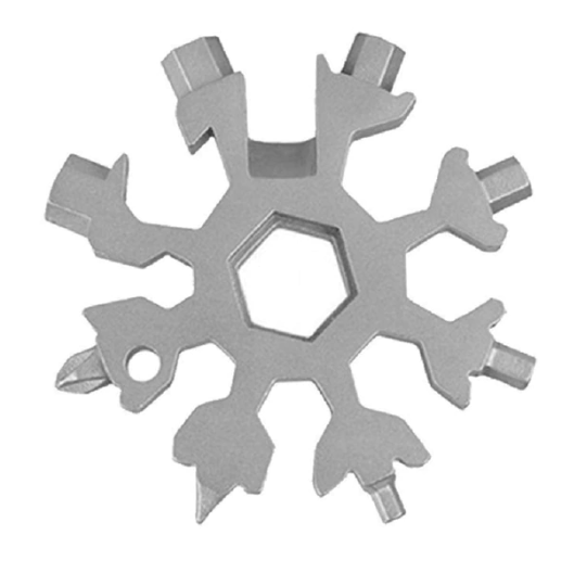 BestGift™ 18 asiaa yhdessä: lumihiutaleen muotoinen monitoimityökalu