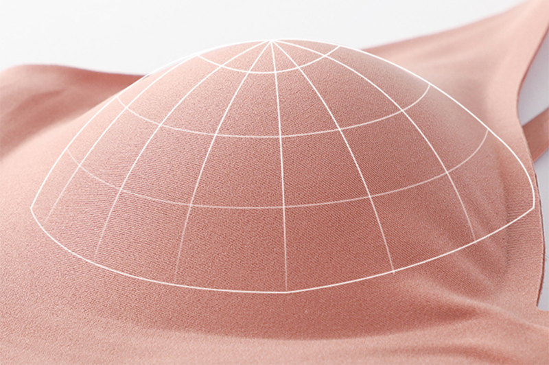 Erittäin mukavat saumattomat DreamWoman™-rintaliivit V-kaula-aukolla