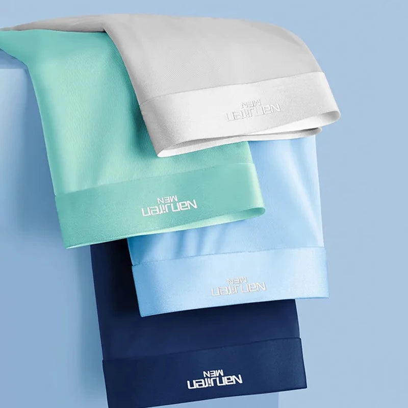 N-Men™ Silkkiset, hengittävät ja mukavat miesten bokserit 4 kpl