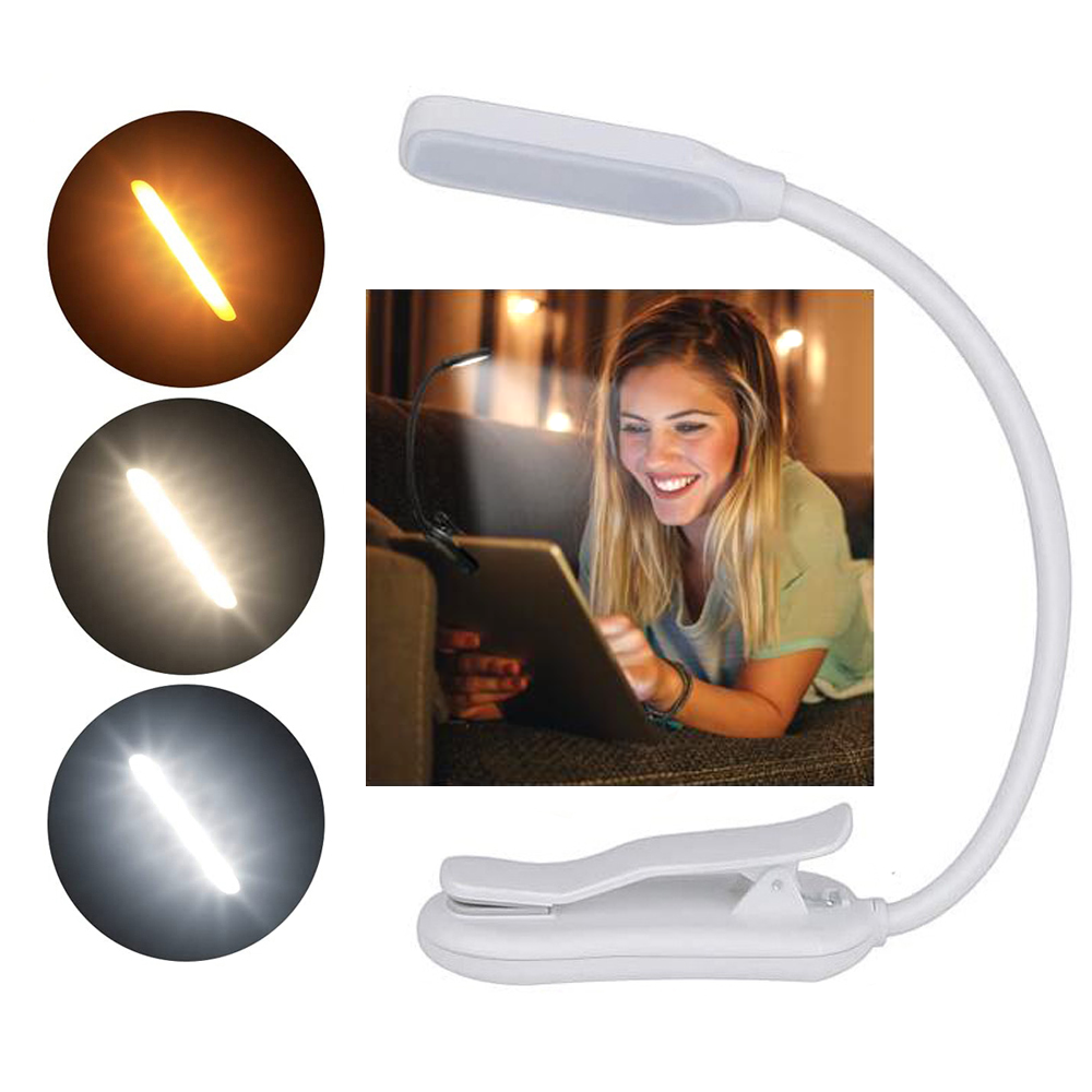 EasyLife™ Kevyt ja ladattava 7 LED-valon lukulamppu
